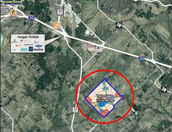 map photo of new development near Oak Ridge