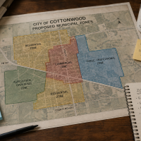 Zoning map image for the city of cottonwood